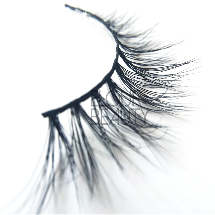 3D real mink false full eyelashes China wholesale EJ77